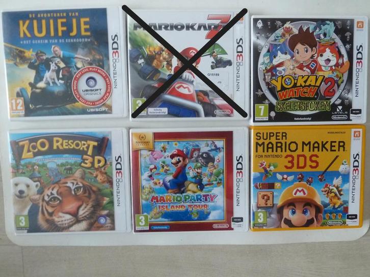 Nintendo 3 DS games, Games en Spelcomputers, Games | Nintendo 2DS en 3DS, Zo goed als nieuw, Ophalen of Verzenden