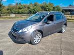 Peugeot 2008 1.2benz  met maar 89986km  1ste eigenaar, Voorwielaandrijving, Euro 5, Zwart, Bruin