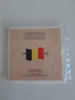 Munten Belgie FDC Set 1990 ; Waterloo, Ophalen of Verzenden, Overig, Setje