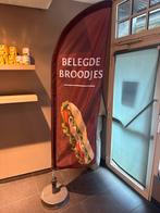 Broodjes flag uitstalling belegde broodjes, Collections, Marques & Objets publicitaires, Comme neuf, Enlèvement