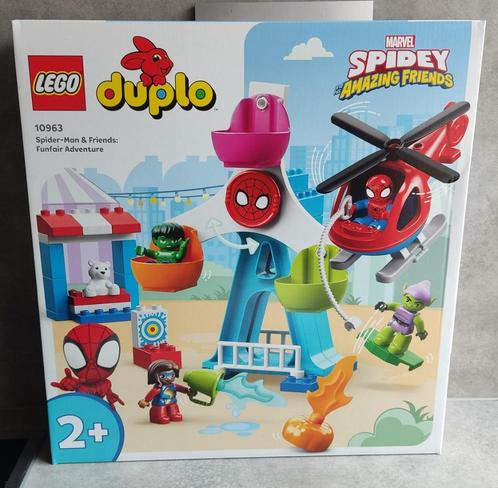 lego duplo 10963 spiderman en vrienden kermisavontuur, Kinderen en Baby's, Speelgoed | Duplo en Lego, Nieuw, Duplo, Complete set