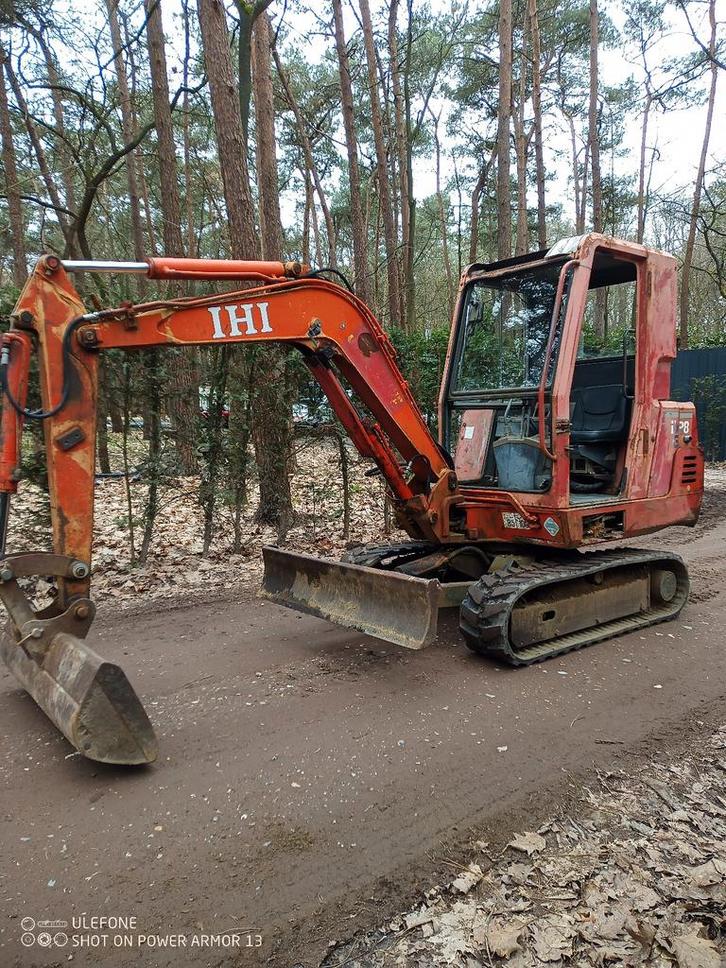 Ihi 2.8 ton minigraver, Zakelijke goederen, Machines en Bouw | Kranen en Graafmachines, Ophalen