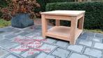Salontafel/bijzettafel uit massieve teak. Geluchtgomd., Huis en Inrichting, Ophalen of Verzenden