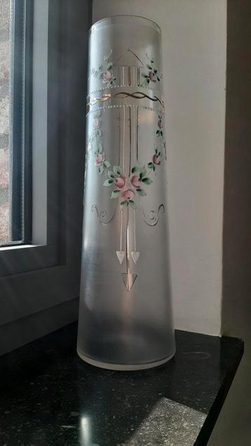 Art nouveau vaas begin 20e eeuw Legras, Ophalen, Zo goed als nieuw, Glas, Minder dan 50 cm