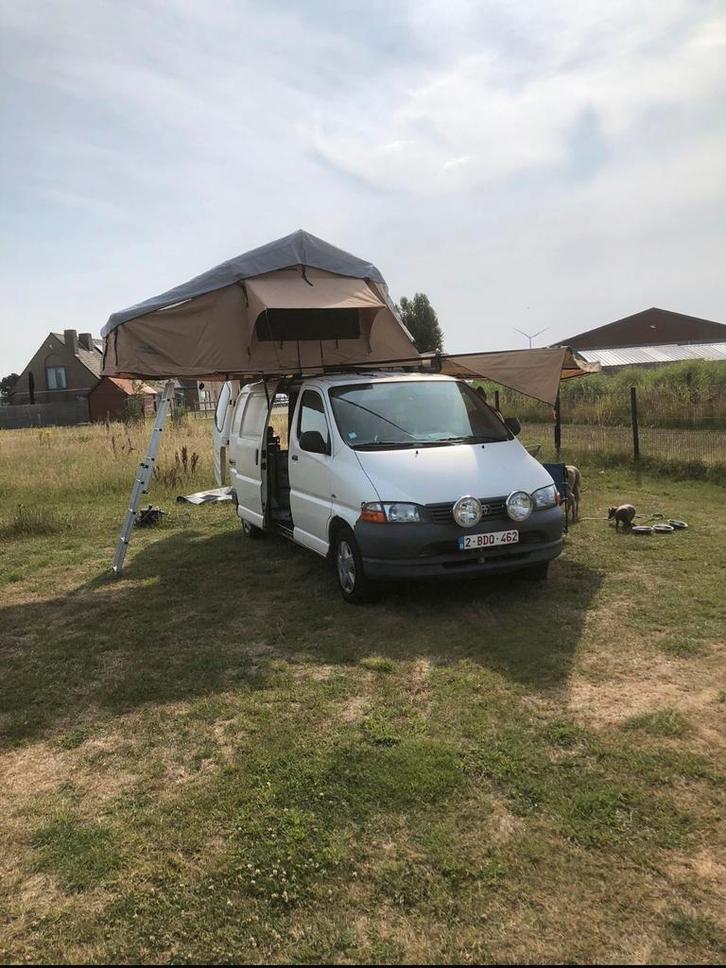Toyota hiace, Caravanes & Camping, Camping-cars, Particulier, Auvent, Enlèvement ou Envoi