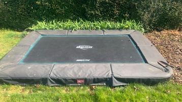Trampoline merk Berg inground, Kinderen en Baby's, Speelgoed | Buiten | Trampolines, Ophalen, Gebruikt
