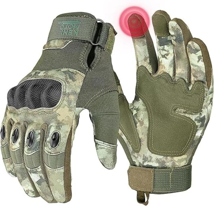 KEMIMOTO Militaire tactische motorhandschoenen GRATIS LEV, Motoren, Kleding | Motorkleding, Handschoenen, Heren, Nieuw met kaartje