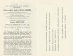 Oudstrijder 1940-45 zeemacht Alexander Bogaerts zie prent, Collections, Images pieuses & Faire-part, Enlèvement ou Envoi