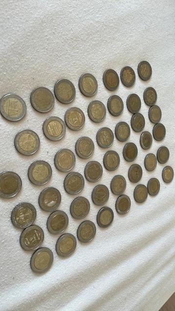 46 zeldzame 2 euro munten