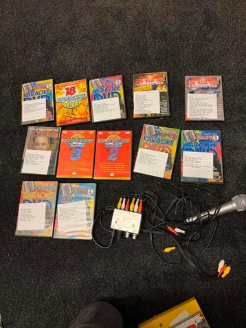 Karaoke set en DVD’s beschikbaar voor biedingen
