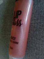 Lip gloss Max & More juicy gloss & shine 370 apricot NEUF, Lèvres, Enlèvement ou Envoi, Maquillage, Argent