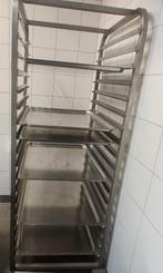 Inox kar met 6 leggers, Ophalen, Zo goed als nieuw