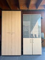 Twee (voorraad)kasten te koop, Huis en Inrichting, Ophalen, 200 cm of meer, 50 tot 100 cm, Glas