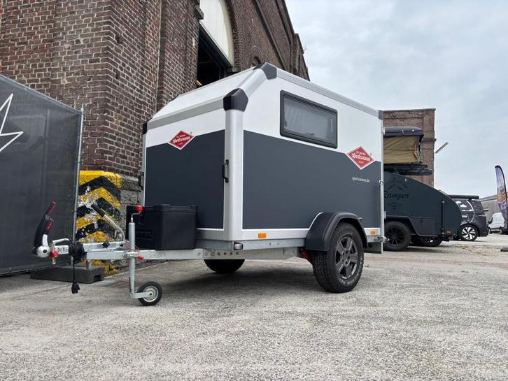 Sportcaravan Cube 2 bagage aanhangwagen mototrailer, Caravans en Kamperen, Overige Caravans en Kamperen, Zo goed als nieuw, Ophalen