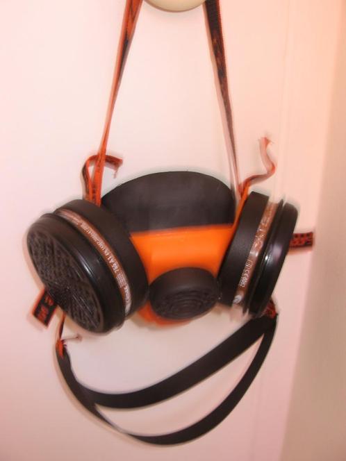 CLIMAX 756 RESPIRATOIR HALFGELAATSMASKER MET DUBBEL RUBBERFI, Doe-het-zelf en Bouw, Adembescherming, Nieuw, Halfgelaatsmaskers