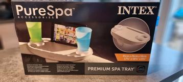2x Intex PureSpa tray met verlichting  beschikbaar voor biedingen