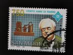 San Marino 1993 - 100e verjaardag van de radio - fysicus, Postzegels en Munten, Ophalen of Verzenden, Gestempeld