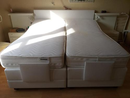 bed, Huis en Inrichting, Slaapkamer | Bedden, Gebruikt, 90 cm, 200 cm, Hout, Wit, Ophalen