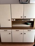 Retro keuken kast, Maison & Meubles, Cuisine | Cuisines complètes, Synthétique, Brillant ou Laqué, Enlèvement, Utilisé