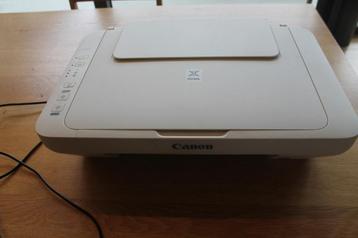 Printer Canon + 4 volle originele Canon inktpatronen