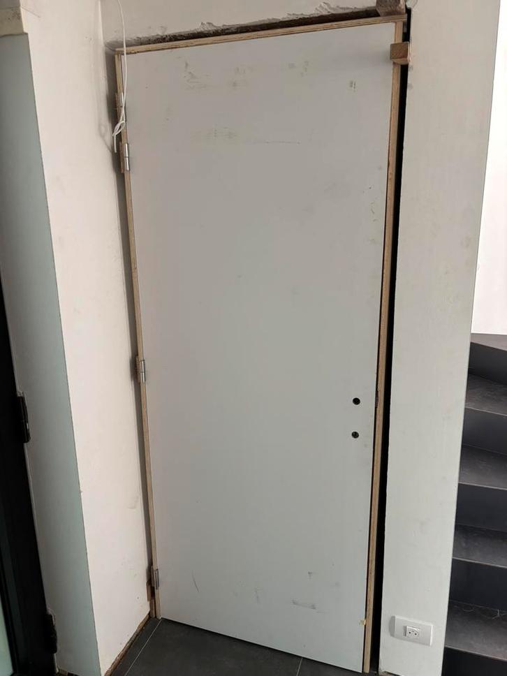 3 verfdeuren binnen, Doe-het-zelf en Bouw, Deuren en Vliegenramen, Zo goed als nieuw, Binnendeur, 200 tot 215 cm, 80 tot 100 cm