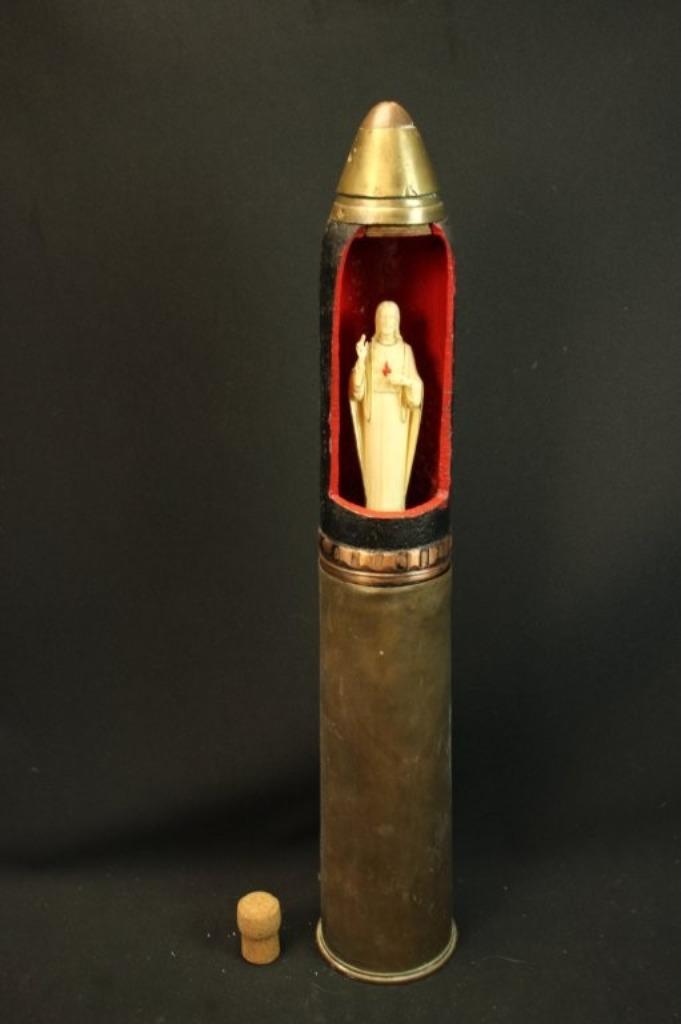 WO1 Britse 18 pounder Trenc-art LEEG, Verzamelen, Militaria | Algemeen, Landmacht, Ophalen of Verzenden