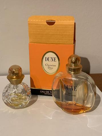 Eau de toilette Christian Dior Dune + Dolce Vita geopend  beschikbaar voor biedingen