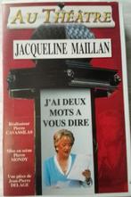 2 VHS Le Papillon et J’ai 2 mots à vous dire, Vanaf 12 jaar, Ophalen of Verzenden, Zo goed als nieuw, Komedie