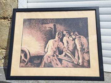 lithographie signe albert chavepeyer beschikbaar voor biedingen