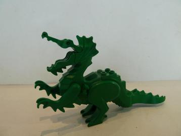 Lego Castle, pièce 6129c02 Dragon Classic, vert, Enlèvement ou Envoi, Comme neuf, Briques en vrac, Lego