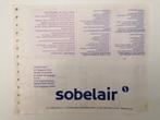 Sabena Sobelair Ticket Flight Coupon #02-SLR00167055, Gebruikt, Ophalen of Verzenden