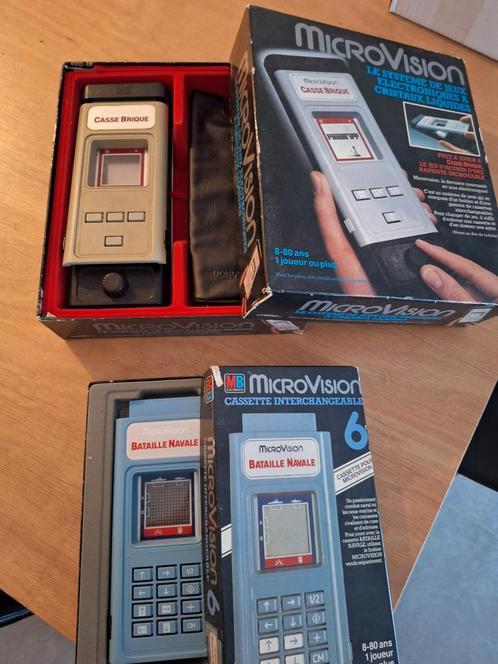 Elektronisch spel Microvision - Zeeslag en Brick Break, Verzamelen, Elektronische Apparatuur, Ophalen of Verzenden