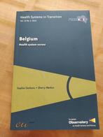 Health system in transition Belgium - S. Gerkens, Boeken, Ophalen of Verzenden, Zo goed als nieuw