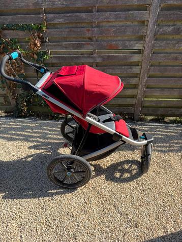 Thule Urban Glide 2 +  reiswieg en car seat adapters, Enlèvement, Comme neuf
