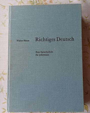 Duitse spraakkunst - Walter Heuer beschikbaar voor biedingen