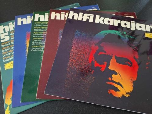 Hifi Karajan  - Vol.1-2-3-4-5 - 5 x Lp's Vinyl, CD & DVD, Vinyles | Classique, Utilisé, Classicisme, Musique de chambre, 12 pouces