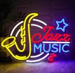 LED lamp neon stijl Jazz Music (38x28cm), Verzamelen, Ophalen of Verzenden, Nieuw, Lichtbak of (neon) lamp