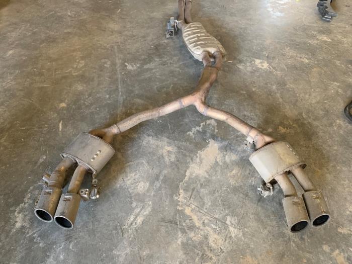 Uitlaat Midden + Einddemper van een Audi S5, Auto-onderdelen, Uitlaatsystemen, Audi, Gebruikt, 3 maanden garantie, Ophalen of Verzenden