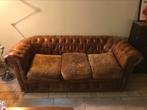 Canapé chesterfield ancien, Comme neuf, Trois personnes