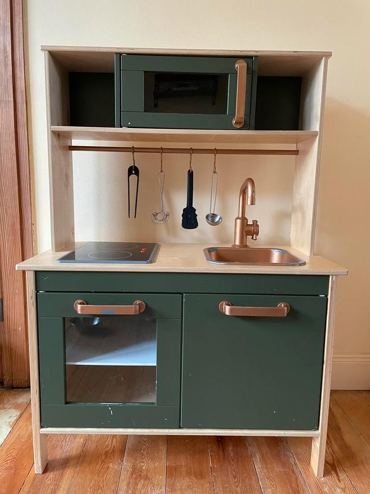 Gepimpt Ikea keukentje met accessoires, Kinderen en Baby's, Speelgoed | Speelkeukens, Gebruikt, Speelkeuken, Hout, Ophalen