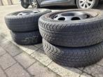 155/70 R13 M+S winterbanden op velgen., Auto-onderdelen, Banden en Velgen, Ophalen, Gebruikt, 155 mm, 13 inch