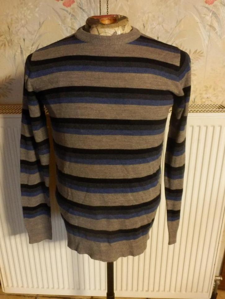 (22) -pull homme t.S bleu gris - cedar wood state -, Kleding | Heren, Truien en Vesten, Zo goed als nieuw, Maat 46 (S) of kleiner