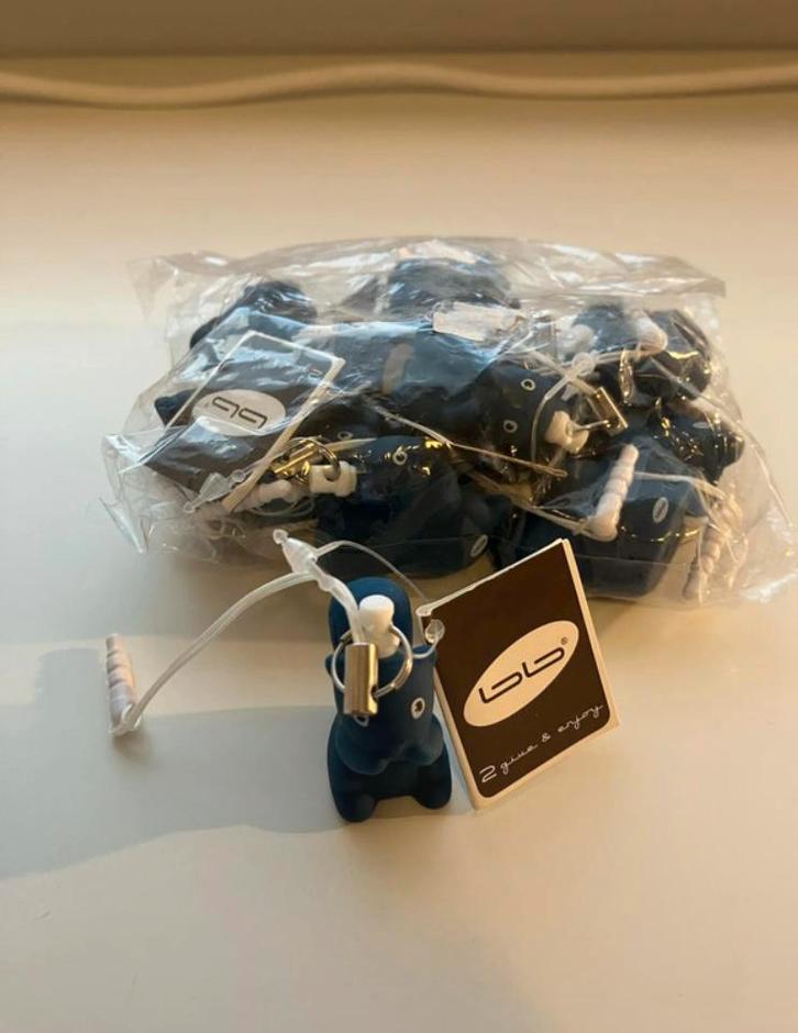 Kleine sleutelhangers eekhoorn donkerblauw nieuw, Kinderen en Baby's, Kraamcadeaus en Geboorteborden, Nieuw, Ophalen of Verzenden
