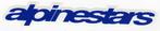 Alpinestars sticker - 180x30mm - Diverse kleuren, Motoren, Accessoires | Stickers, Ophalen of Verzenden