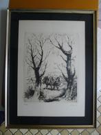 Zeldzame Marcel GIBON-gravure, Antiek en Kunst, Ophalen of Verzenden