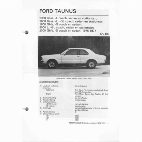 Ford Taunus Vraagbaak losbladig 1976-1977 #2 Nederlands, Livres, Autos | Livres, Utilisé, Ford, Enlèvement ou Envoi