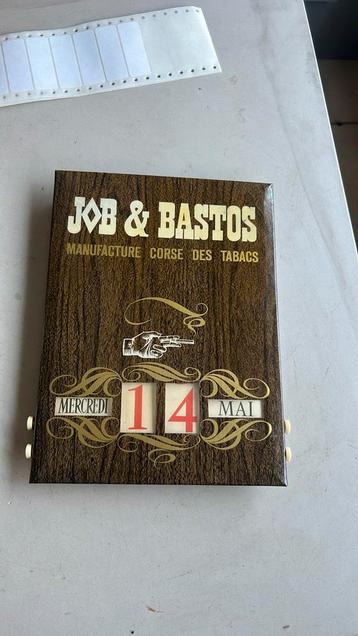 Ancien calendrier en étain Bastos & Job, Enlèvement