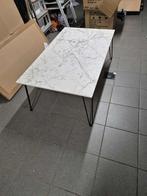 Table salon. Ceramique effet marbre gris et blanc ou noir, Maison & Meubles, Tables | Tables de salon, Enlèvement, Comme neuf