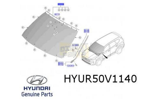 Hyundai Santa Fe (2/21-) voorruit (tinted/acoustisch/camera/, Auto-onderdelen, Ruiten en Toebehoren, Hyundai, Nieuw, Ophalen of Verzenden