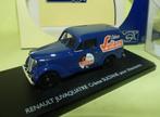 1:43 Eligor Renault Juvaquatre Crème Sultane 1953 schoensmee, Ophalen of Verzenden, Zo goed als nieuw, Auto